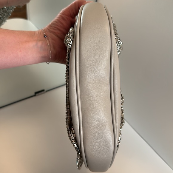 NWT CULT GAIA LAEL CLUTCH IN LIGHT GRAY + CRYSTALS🪩 - Picture 9 of 13